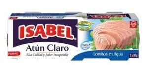 Atun Isabel Lomitos En Agua X 80gr 3 Unidades